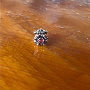 October birthstone pink pandora charm